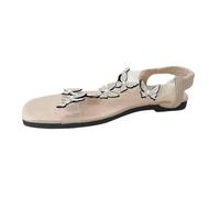 Zapatos de verano para mujer, elegantes, zapatos de playa para mujer, transparentes, sexy, con punta abierta, zapatos de fiesta, antideslizantes, ligeros, sandalias para exteriores con adornos de