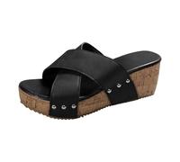 Zapatos De Verano Para Mujer Sandalias Para Mujer Sandalias De Cuña Cuero Planas Sexys 2026 Con Anillo El Dedo Del Pie Tendencia Playa Pedrería Verano Bohemias Cómodas Con Hebilla Un Solo Dedo
