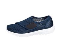 Zapatos de verano para personas mayores, hombres y mujeres, malla transpirable ligera, suave, antideslizante, para mamá y papá, zapatos de senderismo para personas medianas y mayores, zapatos para