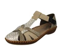 Zapatos De Verano Rieker M1650 Con Detalles En Corte T-Bar Para Damas