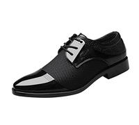 Zapatos de vestir de moda formales modernos zapatos casuales de negocios con cordones Slip-On Mocasines zapatos gastronómicos para hombre 48 zapatos casuales anchos negro marrón doble monk cuero