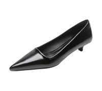 Zapatos De Vestir De Tacón Bajo para Mujer, Cómodos, Cerrados, con Punta Puntiaguda Y Tacones De Gatito, Zapatos De Oficina De 1,37 Pulgadas