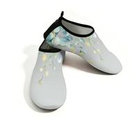 Zapatos deportivos acuáticos para hombre y mujer, de secado rápido, para playa, natación, color verde eucalipto, primavera, botánicos, sin cordones, para senderismo, surf, yoga, Hoja de eucalipto