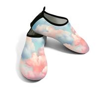 Zapatos deportivos acuáticos para hombre y mujer, de secado rápido, para playa, natación, degradado, color pastel, sin cordones, para senderismo, surf, yoga, Dreamy Cloud, 38.5/39.5 EU