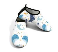 Zapatos deportivos acuáticos para hombre y mujer, de secado rápido, para playa, natación, dibujos animados, animales marinos, delfines, océano, sin cordones, calcetines acuáticos para senderismo, surf