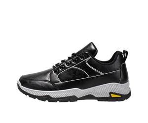 Zapatos deportivos al aire libre para hombre, primavera y otoño, transpirables, para cocina, trabajo, deportes, ocio, alpinismo, zapatos deportivos, almacenamiento para hombre, talla 11, Black, 7.5 UK