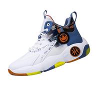 Zapatos deportivos blancos para hombre, zapatos de baloncesto de cuero, zapatos de entrenamiento, zapatos de entrenador, pies anchos, zapatos de correr, antideslizantes, elegantes y hermosos, zapatos