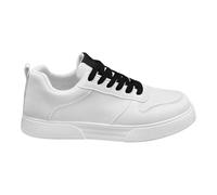 Zapatos deportivos blancos para hombre, zapatos de tabla de cuero, zapatos casuales, cómodos, zapatos de calle, elegantes y hermosos, zapatillas planas deportivas, antideslizantes, zapatos deportivos