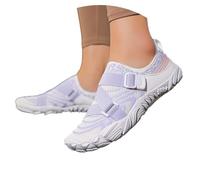 Zapatos deportivos de espuma viscoelástica para mujer, para caminar al aire libre, escalada, diseño cómodo y transpirable con cierre de cordones, tenis para mujer 574v2, Purple, 36 EU