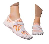 Zapatos deportivos de espuma viscoelástica para mujer, para caminar al aire libre, escalada, diseño cómodo y transpirable con cierre de cordones, tenis para mujer 574v2, Orange, 36.5 EU