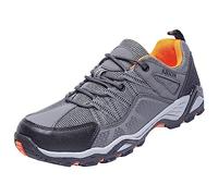 Zapatos Deportivos de Hombre Nuevo Modelo de Moda Zapatos de Alpinismo al aire libre simples y Sólidos Suela Gruesa Zapatos de Cordones de Viaje Cómodos, gris, 46 EU