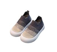 Zapatos Deportivos de Malla para Bebés Niños y Niñas con Antideslizante para los Primeros Pasos y Caminata Infantil (Grey, 3.5-4 Years)