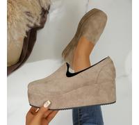 Zapatos deportivos de mujer, estilo casual, sin cordones, ligeros, suaves, versátiles y cómodos, con , de PU y forro de tela, ideales para a día y .
