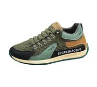 Zapatos Deportivos Hombre Tendencias Actuales en Pana para Estilo Casual y Versátil (Green, 41) #741