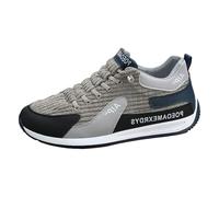 Zapatos Deportivos Hombre Tendencias Actuales en Pana para Estilo Casual y Versátil (Grey, 43) #748