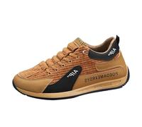 Zapatos Deportivos Hombre Tendencias Actuales en Pana para Estilo Casual y Versátil (Khaki, 40) #751