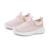 Zapatos deportivos ligeros para niñas, con malla acolchada y transpirable con bonito estampado de dinosaurio, ligeros, a la moda, informales, para deportes al aire libre, para correr, Pink, 36 EU