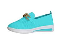 Zapatos Deportivos Mujer - Zapatos De Senderismo De Punta Redonda para Mujer CóModos Planos Y para Caminar | OrtopéDicos Informales Transpirables para El Trabajo IR De Compras Caminar Y JardineríA