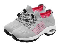 Zapatos deportivos ortopédicos para mujer, cómodos, cómodos, de malla, transpirables, cómodos, para caminar, informales, para mujer, botas atléticas, botas ortopédicas ortopédicas, A gris., 37.5 EU