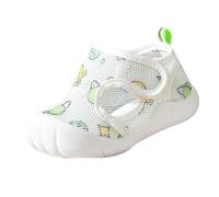 Zapatos Deportivos para Bebé con Soporte Anatómico y Flexible para Primeros Pasos (Green, 17)