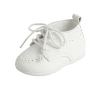 Zapatos Deportivos para Bebé de Temporada Primavera Otoño Calzado Infantil Cómodo Estilo Británico Primeros Pasos (Clear, 19 Infant)