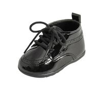 Zapatos Deportivos para Bebé de Temporada Primavera Otoño Calzado Infantil Cómodo Estilo Británico Primeros Pasos (Dark Green, 20 Infant)