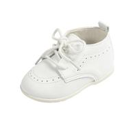 Zapatos Deportivos para Bebé de Temporada Primavera Otoño Calzado Infantil Cómodo Estilo Británico para Primeros Pasos (White, 20 Infant)