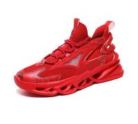 Zapatos deportivos para caminar para hombre, ligeros, cómodos, para exteriores, a la moda, Red, 41 1/3 EU