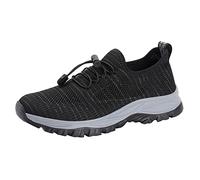Zapatos deportivos para hombre, para exteriores, verano, para trazado de ríos, de malla, transpirables, cómodos, para vadear, para ocio, montañismo, botas anchas, Black, 7.5 UK 3X-Narrow