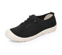 Zapatos Deportivos para Mujer Zapatos Casuales para Mujer, Transpirables, de Suela Suave, sin Cordones, cómodos, Yoga, Playa, Escuela, Fiestas, Primavera y Verano (Black, 37)