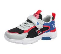 Zapatos Deportivos para Niños Tenis Ligeros Atléticos Ideales para Correr y Caminar Diariamente (Red, 28.5 Little Child)