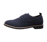 Zapatos Derby para hombre de ante - zapatos de traje para hombre de pie ancho, zapatos formales de un solo color, zapatos de negocios, con cordones, zapatos casuales, minimalistas, zapatos cómodos y