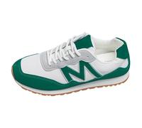 Zapatos Descalzos con Plantillas De Memory Zapatos Ligeros Elegantes Antideslizantes CláSica Tenis Elegante Correr Zapatillas De Deporte Caminar Zapatilla Deporte Neutra (Green, 43)