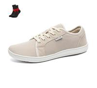 Zapatos Descalzos for Hombre, Zapatillas de Vestir for Caminar a la Moda, cómodas Zapatillas Deportivas Ligeras y Suaves de Malla(Khaki,47 EU)