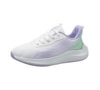 Zapatos descalzos para mujer, tiempo libre, zapatillas de correr, ligeras, transpirables, elegantes, con cordones, amortiguación, zapatillas de suelo grueso, suela suave, malla, morado, 36 EU