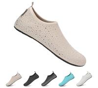 Zapatos descalzos para mujer y hombre, zapatillas de baño ligeras, transpirables, zapatos de agua, secado rápido, piedras brillantes, zapatos de playa, zapatos descalzos, transpirables, zapatillas