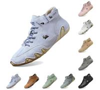 Zapatos descalzos unisex - Botas altas hechas a mano con cierre de , transpirables, antideslizantes e impermeables; ergonómicas, analgésicas, ideales para caminar, conducir o caminar descalzo, azul