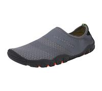 Zapatos descalzos unisex para mujer y hombre, de secado rápido, suaves y ligeros, con suela antideslizante, zapatos de playa, zapatos de surf transpirables, Gris 2, 41 EU
