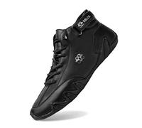 Zapatos Descalzos Vogany para Hombre Transpirables ergonómicos con diseño y Flexible para máxima Comodidad (Black, 43) #1891