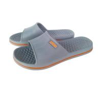 Zapatos desgastados para mujer coleccionables unisex casual parejas baño ducha zapatillas antideslizantes zapatillas piscina zapatos tacón bloque mujer ancho, gris, 43 EU