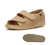 Zapatos Diabéticos para Mujeres Zapatillas Pies Diabéticos para Mujer Ajustable Zapatos Ortopédicos Anchos Especiales para Pies Hinchados Antideslizante Zapatillas Planas