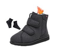 Zapatos Diabéticos Y Edema Personas Mayores Al Aire Libre, Calzado De Caña Alta Cómodo Y Ajustable para La Artritis En Invierno para Pies Hinchados, Zapatillas Deportivas Una Cerrar(47 EU)