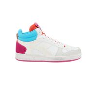 Zapatos Diadora Magic Basket Croco Demi Zapatillas Deportivas Mujer Cuero Blanco
