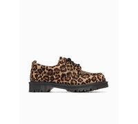 Zapatos Dr. Martens Lowell Archive Leopard Hair On Unisex Marrón,AnimalPrint 39