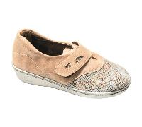 Zapatos elásticos para mujer - Chut BR 3138 - Marrón claro - Talla 37