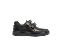Zapatos Escolares De Cuero Barnizado / Charol Cierre Adhesivo Doble Niños Geox Riddock MKP