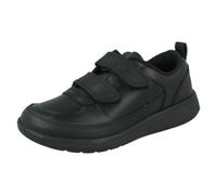 Zapatos Escolares De Cuero Clarks Para Niños Negros Smart Casual 'Sacpe Flare K'