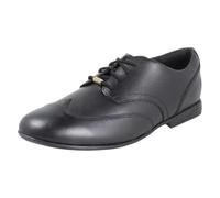 Zapatos Escolares De Cuero Con Cordones Para Niñas Clarks - Finja Wing