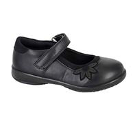 Zapatos Escolares De Cuero PU Para Niñas Junior Boulevard Negros