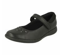 Zapatos Escolares Detallados Clarks Star Para Niñas - Etch Bright